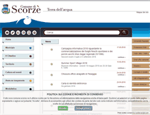 Tablet Screenshot of comune.scorze.ve.it